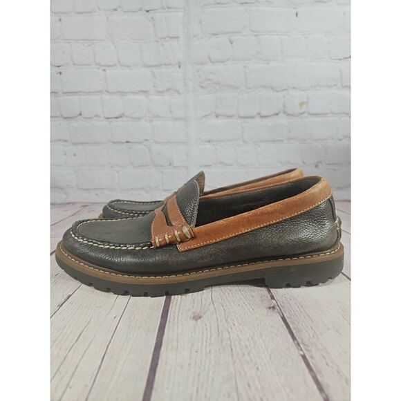 BASS Weejuns Slip-on Casual  2-Tone Leather Loafers Mens Size 7 main image 7
